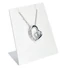 Kép 1/4 - Hegyikristály felhasználásával készült elegáns, strasszos, szív medál Crystal (Kristály) színben. 100% bőrbarát. Elegáns viselet.